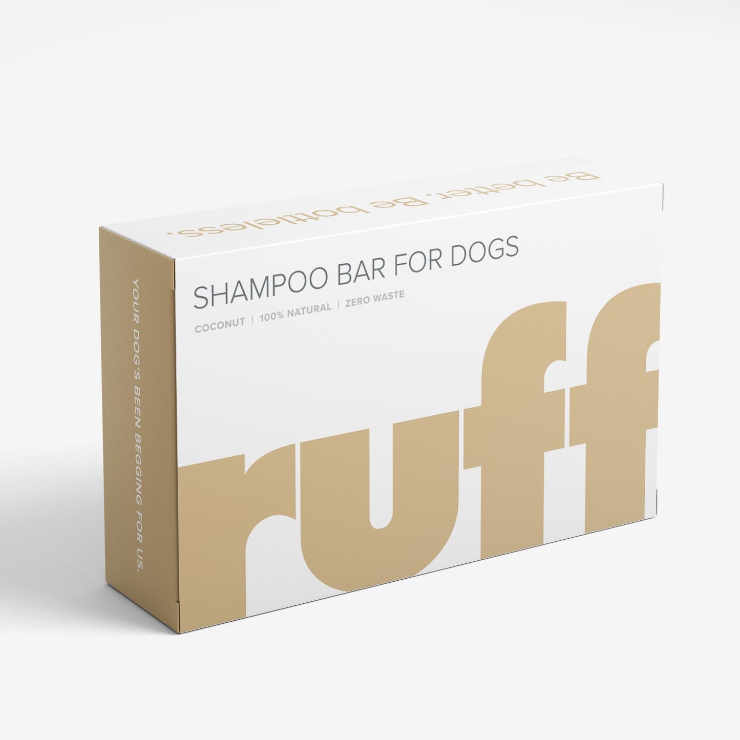 Ruff - Solid Shampoo Bar for Dogs – Eco-Friendly, Zero Waste, 5 oz Natural Solid Pet Soap