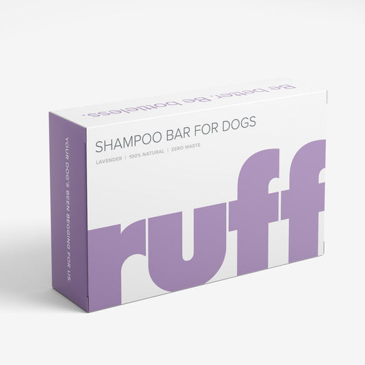 Ruff - Solid Shampoo Bar for Dogs – Eco-Friendly, Zero Waste, 5 oz Natural Solid Pet Soap